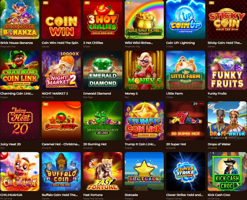 Slot machine e fornitori top