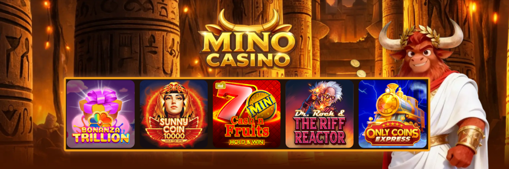 Catalogo giochi di Mino Casino